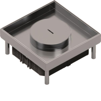 Hager Edelstahlkassette Q06   EKQ060TM25 