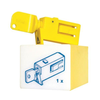 Doepke            Kunststoffschloss gelb 