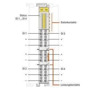 WAGO 750-1421 4-Kanal-Digitaleingang,DC 