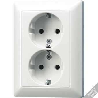 JG Schuko 2fach              AS5020KIUWW 