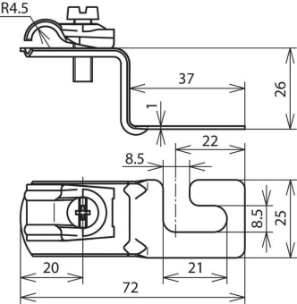 DEHN Dachleitungshalter Niro      202906 
