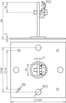 Dehn 202060  DLH DQ 6.10 GP100X100 STTZN 