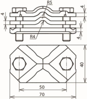 DEHN Verb.-/Trennklemme           454000 