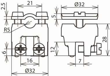 DEHN Falzklemme RG 1-6mm          365007 