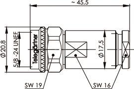 TG N-Kabelstecker 50 OHM TA  J01020I1070 