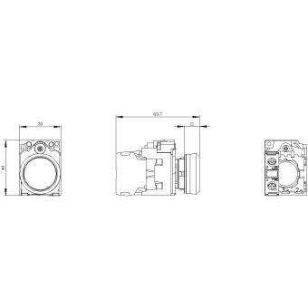 Siemens 3SU11000AB101BA0 Drucktaster 