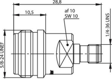 TEGA Adapter N-SMA 50Ohm TA    100024202 