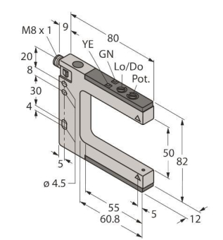 Turck Opto Sensor Gabellicht-   SLM50P6Q 