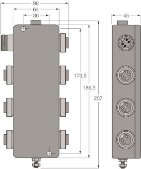 Turck PROFIBUS-PA      JBBS-48SC-M613/EX 