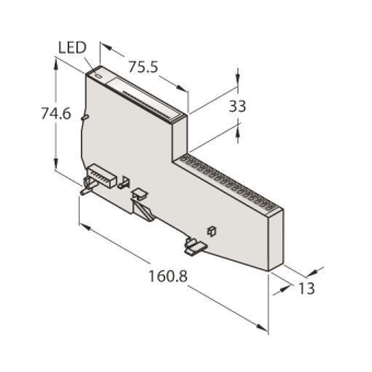 Turck BL20 Economy Modul  BL20-E-4AO-U/I 