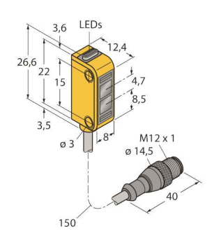 Turck Opto Sensor,               Q126EQ5 