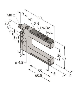Turck Opto Sensor Gabellicht-   SLM30P6Q 