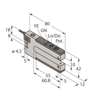 Turck Opto Sensor Gabellicht-    SLM10B6 