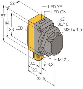 Turck Opto Sensor Einweg-         QS30EQ 