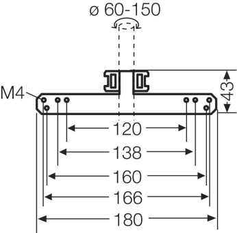 Hensel Mastbefestigung           KV MB 9 