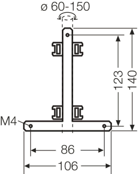 Hensel Mastbefestigung           KV MB 4 