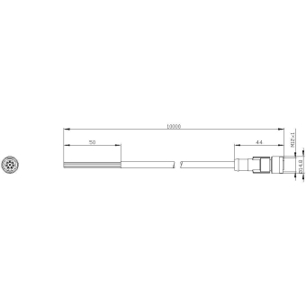 SIEM Anschlussleitung 8-   3SX5601-2GA10 