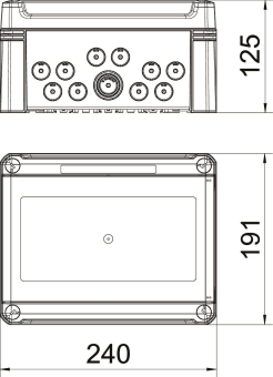 OBO SDB 09 PS Kleinverteiler f.max.9 
