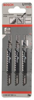 Bosch 3Stichsägeblatt U111D   2608637559 
