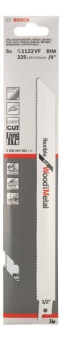 Bosch Säbelsägeblatt S 1122 VF, 5 Stk 