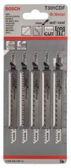 Bosch 5Stichsägeblatt T301CDF 2608636229 