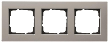 GIRA 0213335 Abdeckrahmen 3fach flach E2 