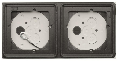 GIRA 5502902 AP-Gehäuse 2fach System 106 