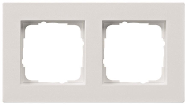 GIRA 0212225 Abdeckrahmen 2fach flach E2 