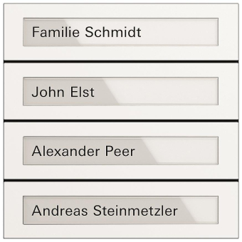 GIRA 5534902 Ruftastenmodul 4fach 