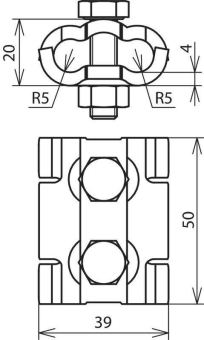 DEHN Parallelverbinder Cu D=4-    305007 