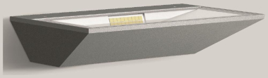BEGA Wandfluter silber 3000K    24361AK3 
