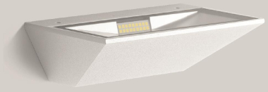 BEGA Wandfluter, weiß, 3000K      33361W 