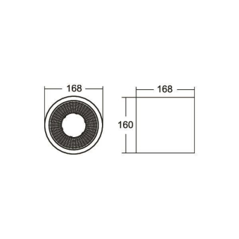 Brumberg LED-Anbaudownlight   43613183DA 