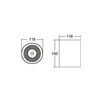 Brumberg LED-Anbaudownlight   43612173DA 