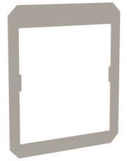 ABB XLP00-4P Frontrahmen f. FF-XLP00-4P1 