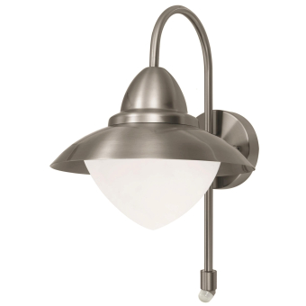 EGLO AL-WL/1 EDELSTAHL M.SENSOR 'SIDNEY' 