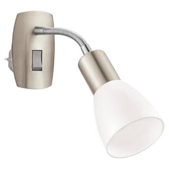 EGLO Steckdosenspot/1 Nickel-      92935 