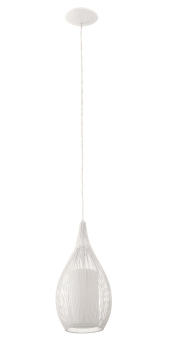 EGLO Hängeleuchte RAZONI weiss E27 92251 