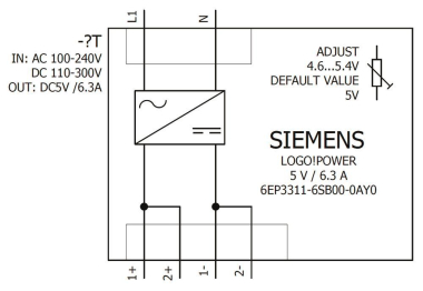 Siemens 6EP33116SB000AY0 LOGO!POWER 5V 