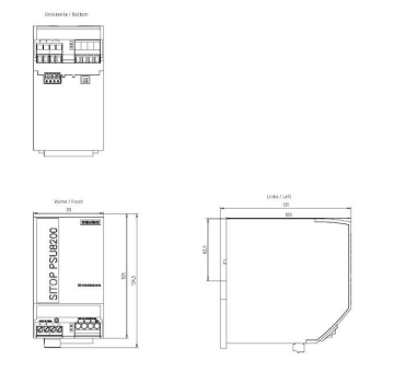 Siemens 6EP34368SB000AY0 SITOP PSU8200 