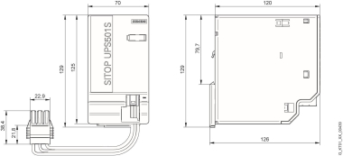 Siemens 6EP19355PG01 SITOP UPS501S 