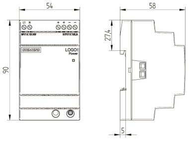 Siemens 6EP33116SB000AY0 LOGO!POWER 5V 
