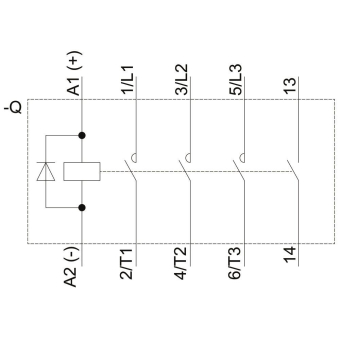 Siemens 3RT20151FB41 Schütz AC-3 