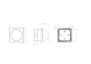 RP Aufbaugehäuse ILD anthr.   IL-IK10-AZ 