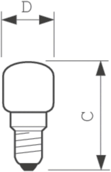 PHIL Backofenlampe 25W klar     03871550 