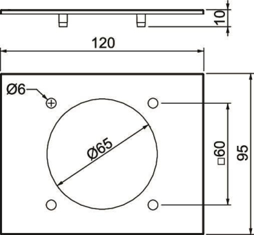 OBO BRK BL CEE rws Geräteblende SIGNA 