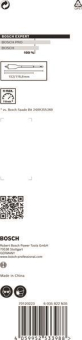 Bosch EXPERT SELFCUT Speed    2608900324 