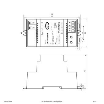 DALI-Basisstation 100-240V/AC DALBD250MA 