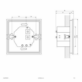 EVN DALI-Wandpanel RGB+W      DALWPRGBW1 