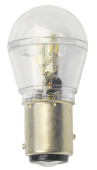S&H LED Kugelform 16SMD Ø25x51mm   33829 